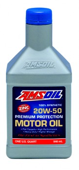 High Zinc Premium Protection Motor Oil 20W-50