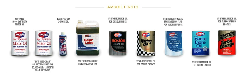 AMSOIL was the first company to introduce these synthetic lubricants