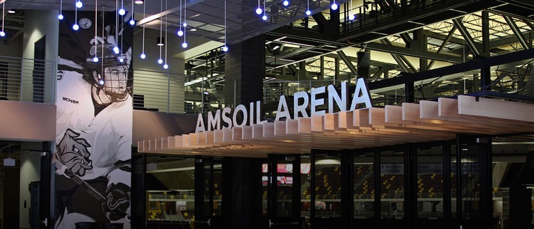 Inside our beautiful AMSOIL ARENA